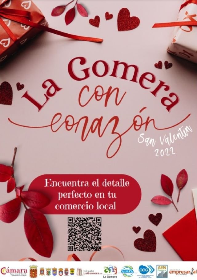 020222 Cartel promocional de la campaña comercial La Gomera con Corazón