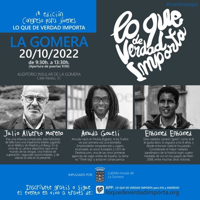 200922 Cartel Congreso Lo Que De Verdad Importa LA GOMERA 2022