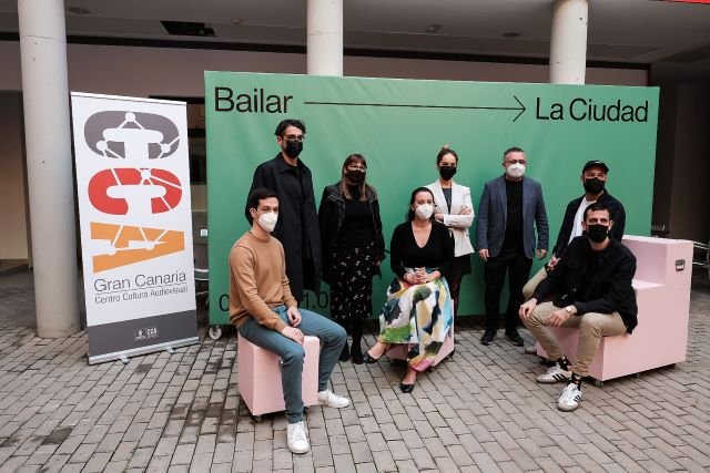 Un intante dela presentación del proyecto Bailar la Ciudad en el Centro de Cultura Audiovisual