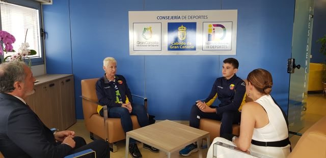 220504 Recibimiento a José Falcón Paiser recién seleccionado para el Campeonato del Mediterráneo 2022 3
