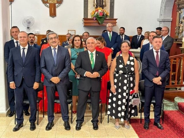 Autoridades insulares y regionales celebraron tambieìn el Diìa de San Nicolaìs de Tolentino en La Aldea