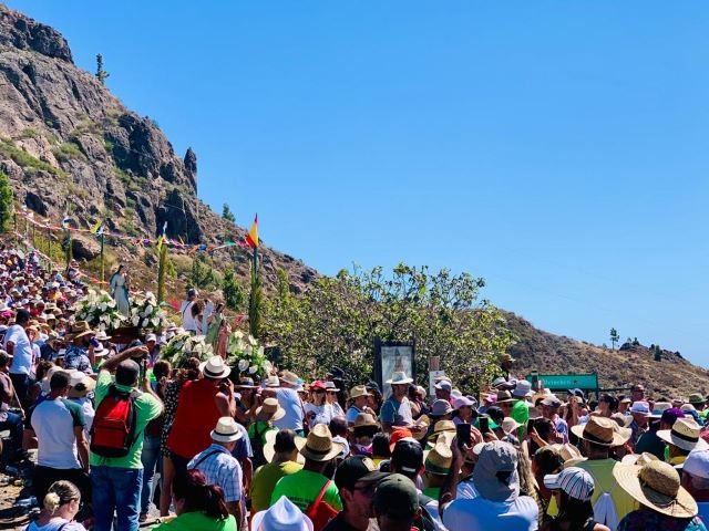 Bajada de la Virgen de El Paso en Alajeró