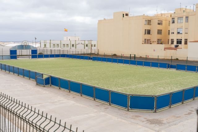 CANCHA DEPORTIVA LAS 90 VIVIENDAS REHABILITADA