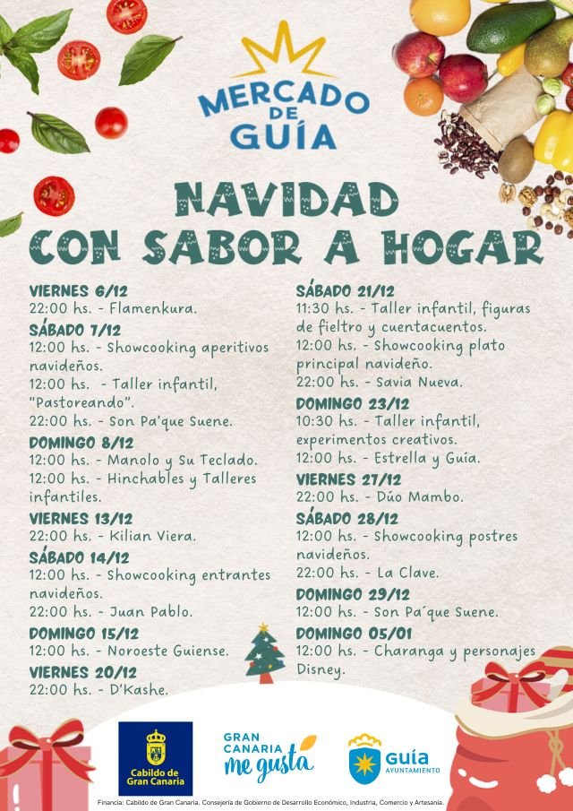 CARTEL PROGRAMA NAVIDAD MERCADO