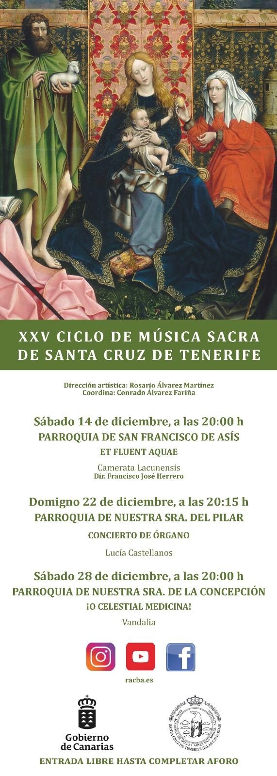 CARTEL XXV MUSICA SACRA