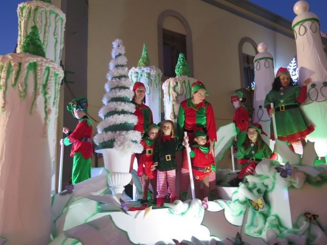 Cabalgata de Navidad por las calles de Guía