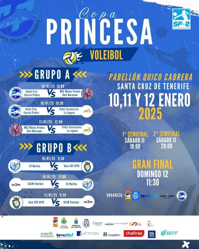 Cartel oficial Copa Princesa 2025