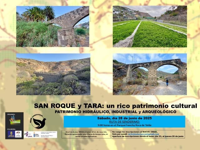 Cartel ruta San Roque Tara