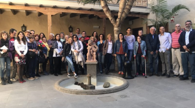 Imagen de la clausura del taller de escritura celebrado en la Casa Museo León y Castillo en 2019