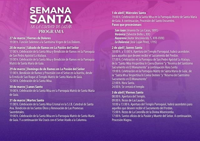 PROGRAMA SEMANA SANTA II