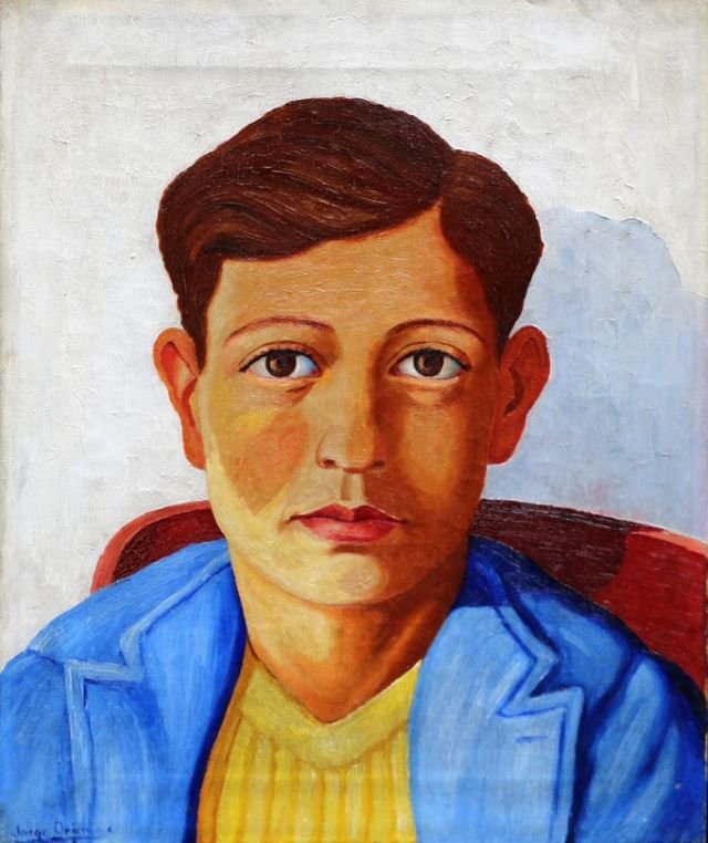 Retrato de joven una de las obras de Jorge Oramas adquirida por el Cabildo para el MUBEA