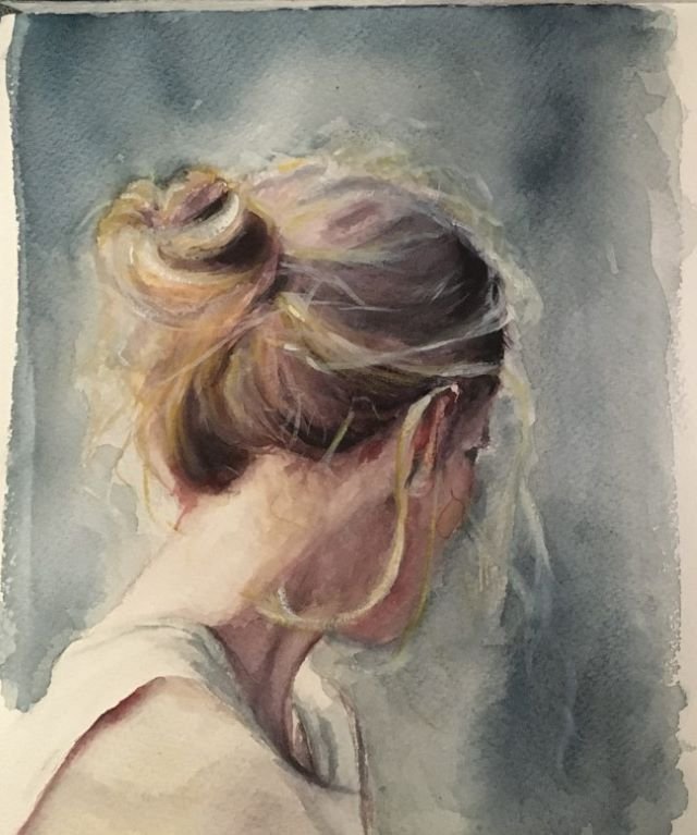 Una pintura de la artista Luz Sosa