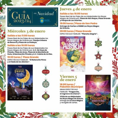 Gu&iacute;a: Ma&ntilde;ana martes arranca el Paseo Real de los Pajes de Sus Majestades de Oriente por todos los barrios del municipio