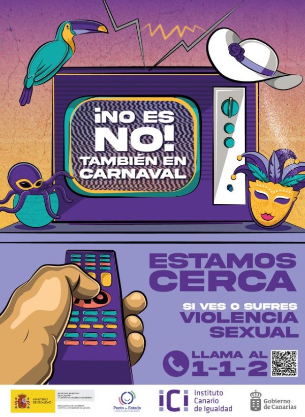 «No es no, también en carnaval», mensaje del ICI contra la violencia sexual en los eventos festivos