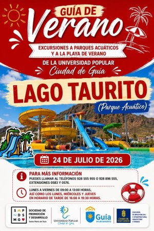 Gu&iacute;a: El programa &lsquo;Gu&iacute;a de verano&rsquo; contin&uacute;a este viernes con una salida familiar a Lago Taurito