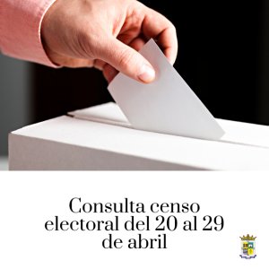 La Aldea: El censo electoral para las elecciones al Parlamento Europeo se podrán consultar del 22 al 29 de abril en el Ayuntamiento