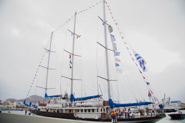 El Velero Escuela ‘Capitán Miranda’ de la Marina Uruguaya llegó a Gran Canaria en su XXXIV Viaje de Instrucción