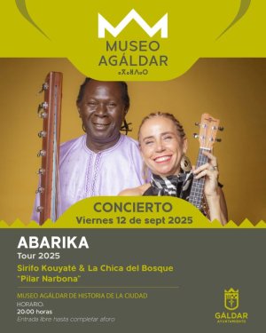 Gáldar: El Museo Agáldar acoge el concierto &#039;Abarika&#039;, un viaje musical entre África y Andalucía