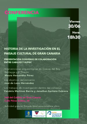 Patrimonio y la ULPGC dan a conocer sus trabajos en Risco Caído y las Montañas Sagradas