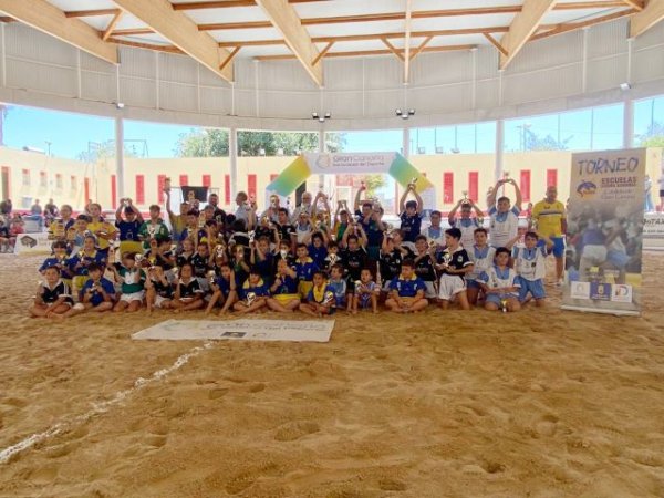 Gran colofón para los más pequeños del Torneo Escuelas Lucha Canaria Cabildo Gran Canaria