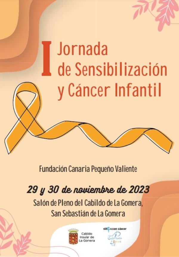 La Gomera: El Salón de Plenos del Cabildo acoge esta semana la I Jornada de Sensibilización y Cáncer Infantil