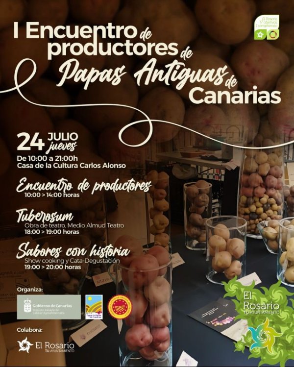 El I Encuentro de productores de papas antiguas de Canarias reúne a agentes del sector para impulsar el cultivo