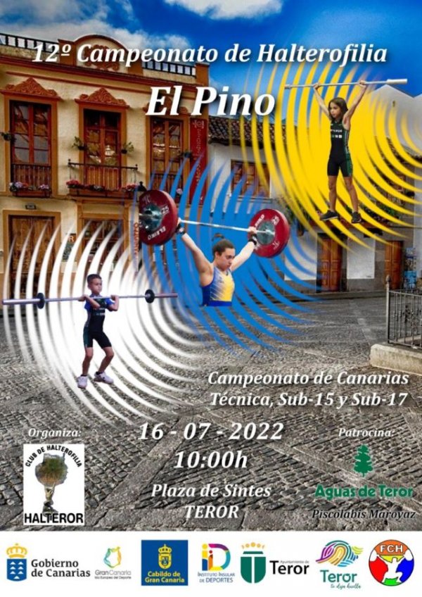 Teror acoge el sábado el 12º Campeonato de Halterofilia ‘El Pino’