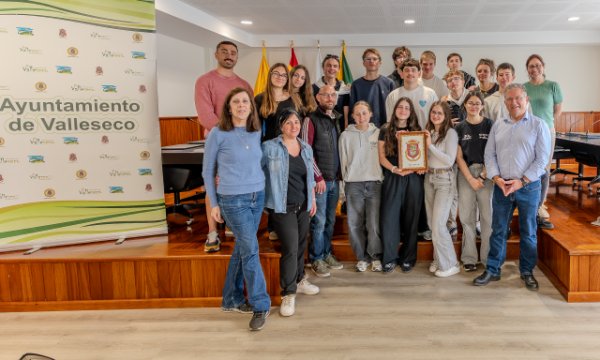 Valleseco recibe al alumnado del MFR Chessy de Lyon dentro del programa Erasmus+