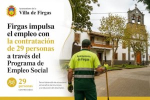 Firgas impulsa el empleo con la contrataci&oacute;n de 29 personas a trav&eacute;s del Programa de Empleo Social