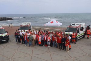 Cruz Roja presenta 7 nuevas ambulancias para intervenir en Las Palmas
