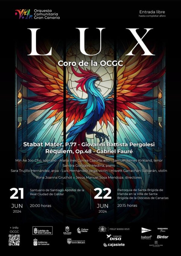 G&aacute;ldar: El coro de la Orquesta Comunitaria Gran Canaria act&uacute;a este viernes en el Santuario de Santiago Ap&oacute;stol