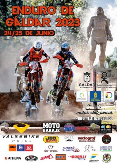 El Enduro de G&aacute;ldar 2023 se celebra los pr&oacute;ximos 24 y 25 de junio con un recorrido ampliado