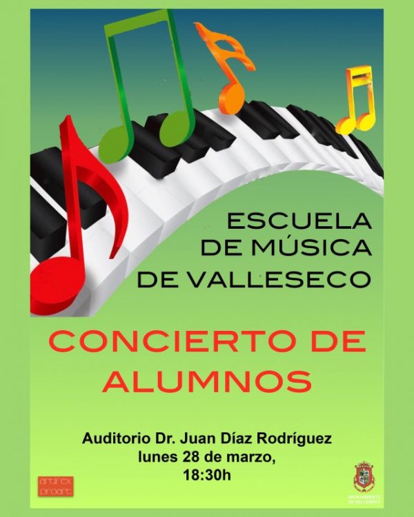 Concierto audición de la Escuela de Música de Valleseco