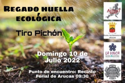 Arucas: El domingo 10 de julio se convoca una acción de riego de las repoblaciones en la zona de Tiro Pichón