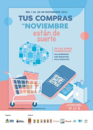 La Gomera premia a los clientes que realicen sus compras en las zonas comerciales abiertas