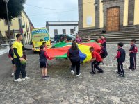 Gu&iacute;a re&uacute;ne a m&aacute;s de un centenar de escolares en un Encuentro Solidario para sensibilizar sobre la pobreza infantil
