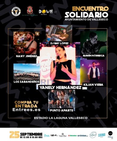 La solidaridad ser&aacute; protagonista el 25 de septiembre en el concierto de Valleseco