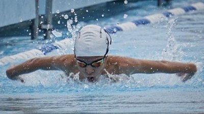 El nadador alevín del Club de Natación Agaete, Giorgio Damiani, ha sido convocado por la Federación Canaria de Natación