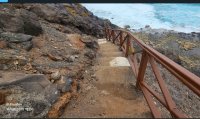 G&aacute;ldar: Denuncia de una zona de peligro en la playa del Front&oacute;n, donde se celebra el Mundial de Bodyboard Frontonking