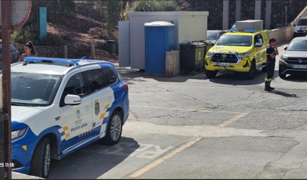 Gáldar: Activado el 112 al resbalar una persona en la misma entrada de la piscina del Agujero