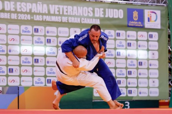 Judo: Canarias logra 7 medallas de oro en el campeonato de España de veteranos que puso el broche de oro en el Gran Canaria Arena