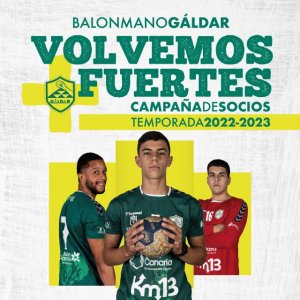 El Km13 Balonmano G&aacute;ldar presenta su Campa&ntilde;a de Socios para la 2022-2023