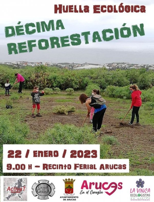 Arucas: Activat y La Vinca Ecologistas en Acción convocan una plantación de flora canaria en las laderas del Tiro Pichón