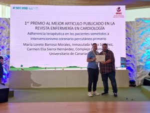 El HUC, primer premio al mejor artículo publicado en la Revista Enfermería en Cardiología