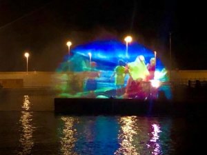 Agaete: Espectáculo Audiovisual de Pantalla de Agua en el Puerto de las Nieves