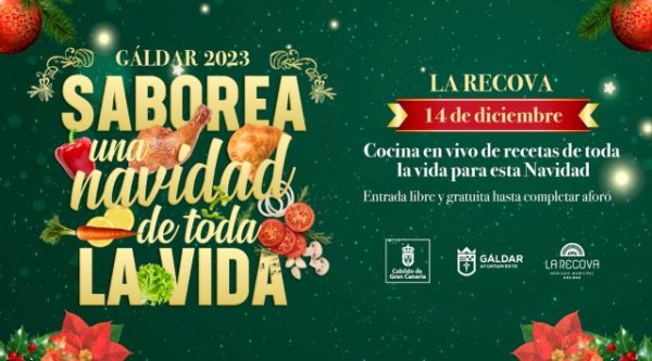 La Recova de Gáldar ofrece el jueves una jornada de cocina en vivo de recetas navideñas con producto local