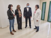 Blas Trujillo visita el nuevo edificio de Hospitalizaci&oacute;n del Molina Orosa que aumentar&aacute; en 100 camas su capacidad