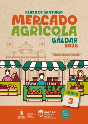 G&aacute;ldar: El Mercado Agr&iacute;cola regresa este domingo con su edici&oacute;n m&aacute;s floral
