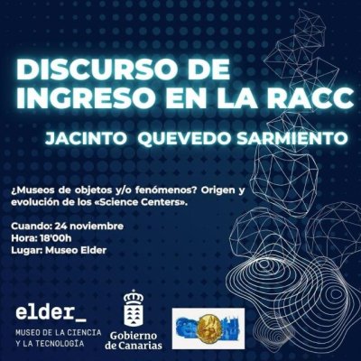El Museo Elder celebra en su sede el ingreso de su primer director, Jacinto Quevedo, en la Academia Canaria de Ciencias