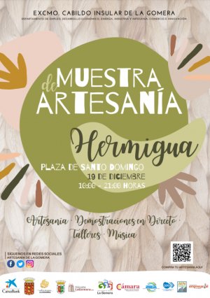 La artesanía gomera recala en Hermigua con una muestra itinerante que se celebra este domingo